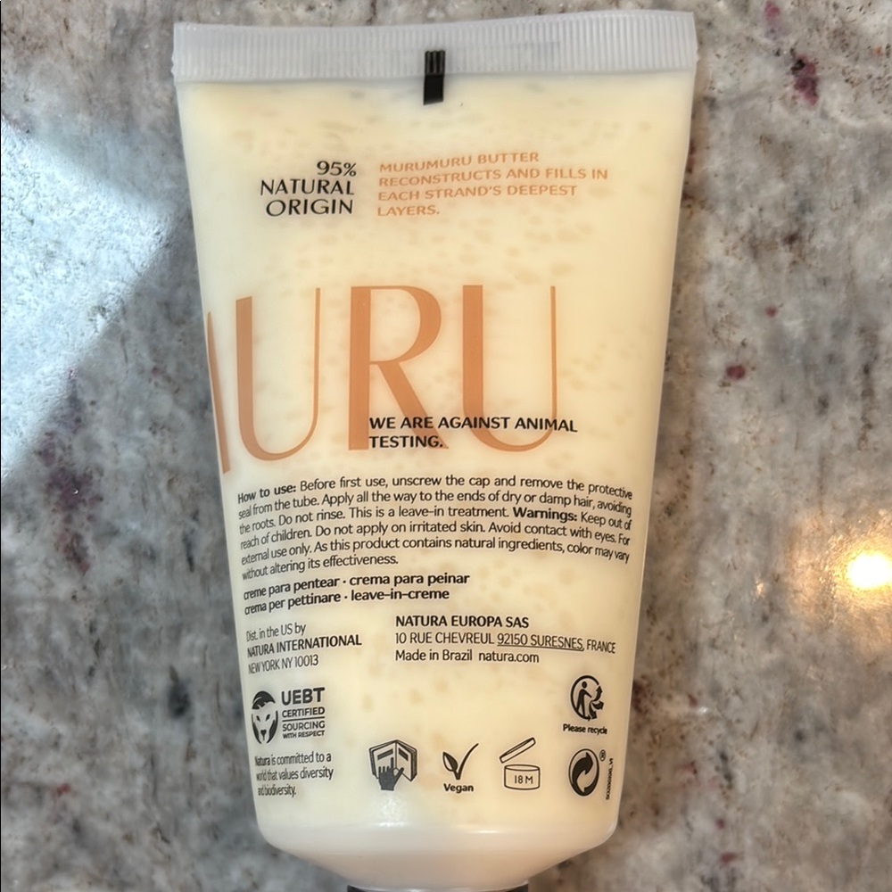 Natura Ekos Murumuru Hair Leave-In Conditioner, NWT, never opened, 5 oz - Picture 5 of 5